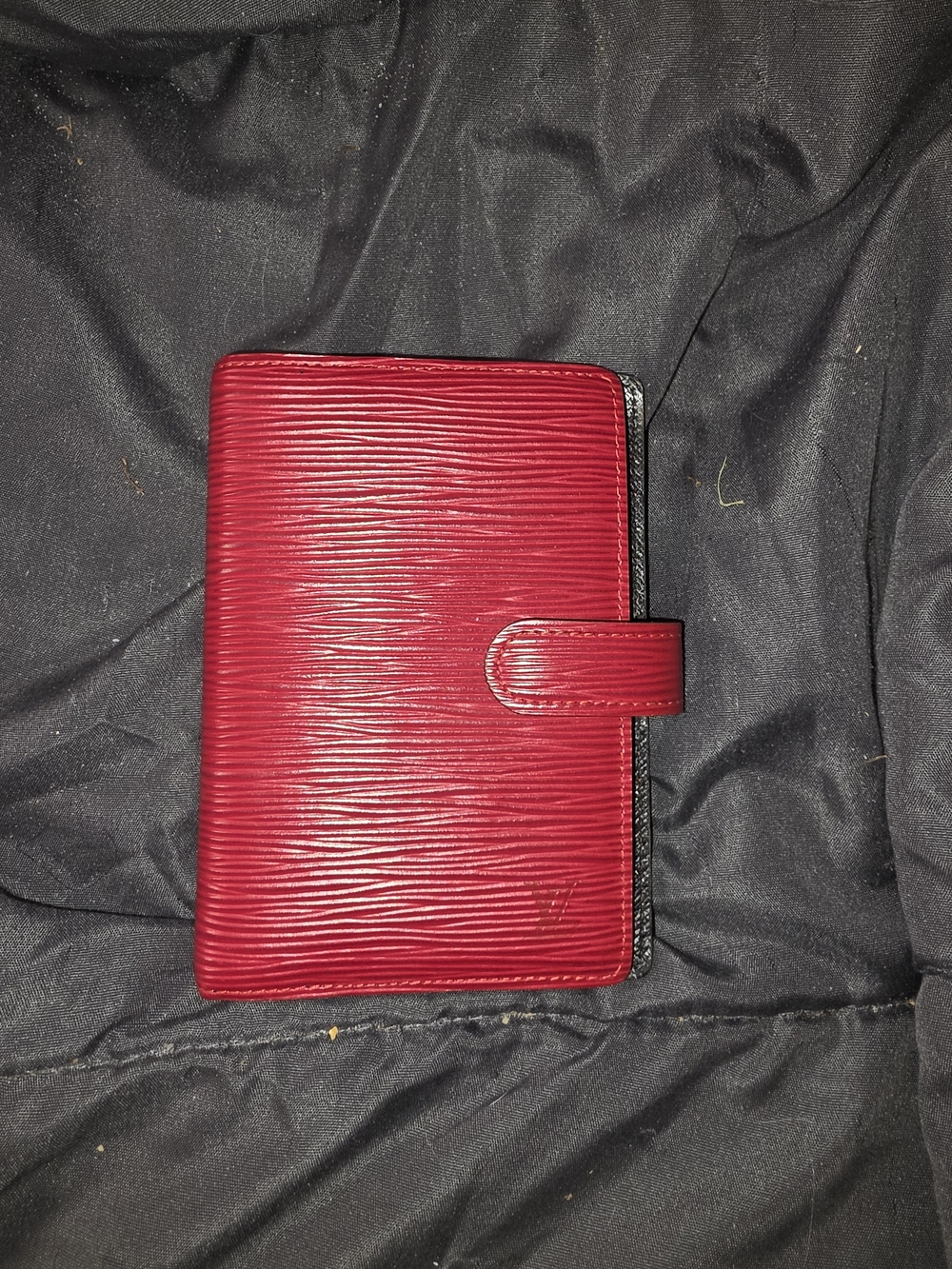 Louis Vuitton Agenda PM Cover In Textured Epi Leather